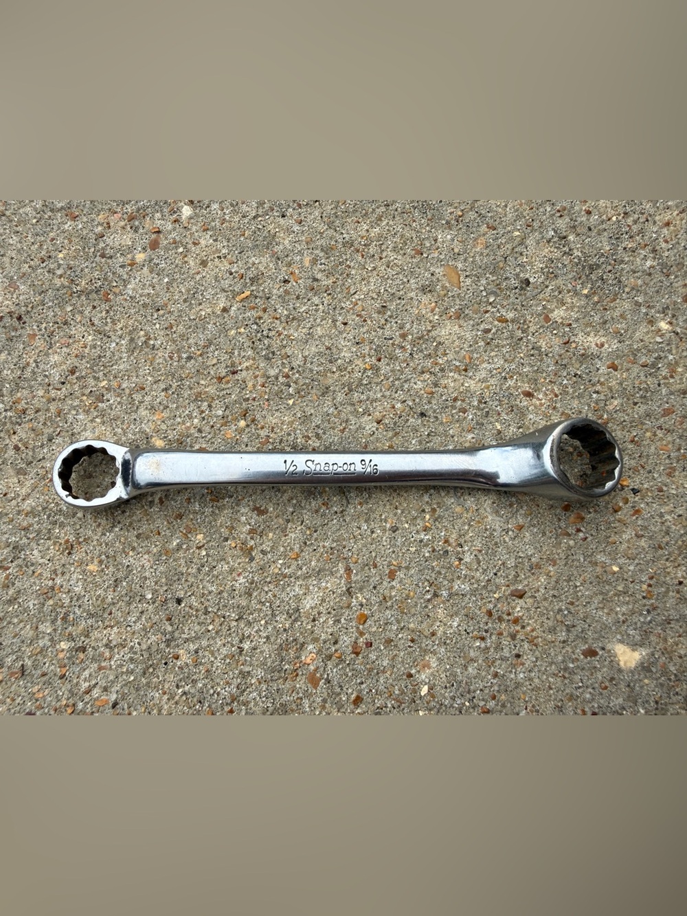 Snap-on 1/2" x 9/16" 12-point double box end